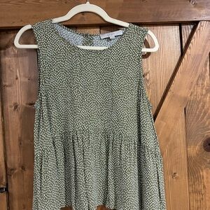 Loft Lg Peplum Top